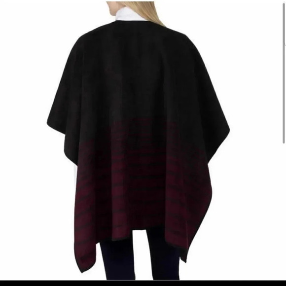 Ike Behar Ladies' Reversible Wrap with High Pile Fleece - Picture 4 of 5